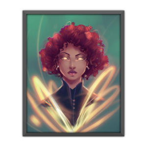 "Red Curls" Print